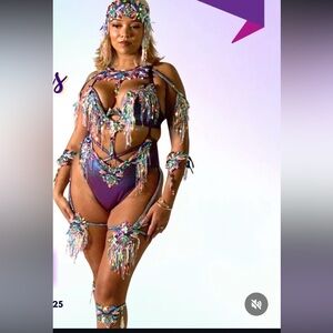 Carnival Bra and Panty Costume